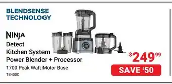 Visions Electronics Ninja Detect Kitchen System Power Blender + Processor offer