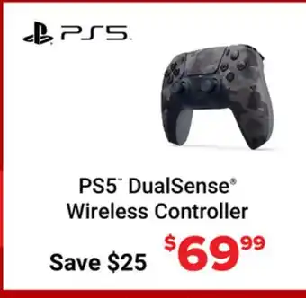 Visions Electronics PlayStation 5 DualSense Wireless Controller offer