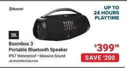 Visions Electronics JBL Boombox 3 Portable Bluetooth Speaker offer