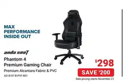 Visions Electronics Anda Seat Phantom 4 Premium Gaming Chair offer
