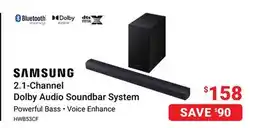 Visions Electronics Samsung 2.1-Channel Dolby Audio Soundbar System offer