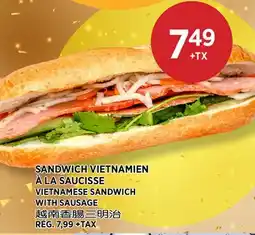 Kim Phat VIETNAMESE SANDWICH WITH SAUSAGE offer