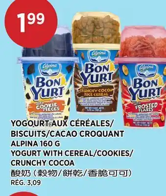 Kim Phat ALPINA YOGURT WITH CEREAL/COOKIES/ CRUNCHY COCOA offer