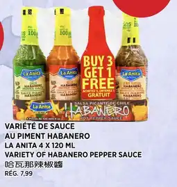 Kim Phat LA ANITA VARIETY OF HABANERO PEPPER SAUCE offer