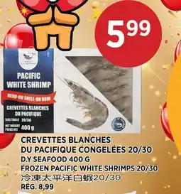 Kim Phat D.Y SEAFOOD FROZEN PACIFIC WHITE SHRIMPS 20/30 offer