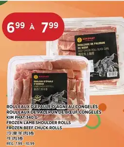 Kim Phat KIM PHAT FROZEN LAMB SHOULDER ROLLS FROZEN BEEF CHUCK ROLLS offer
