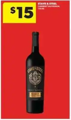 Real Canadian Liquorstore STAVE & STEEL Cabernet Sauvignon offer