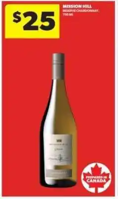 Real Canadian Liquorstore Mission Hill Reserve Chardonnay offer