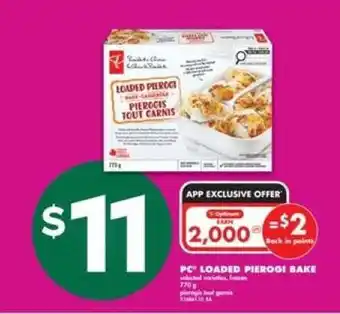No Frills PC Loaded Pierogi Bake offer