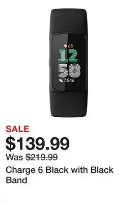 TSC Stores Charge 6 Black with Black Band offer