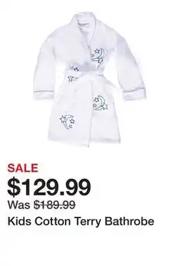 TSC Stores Kids Cotton Terry Bathrobe offer