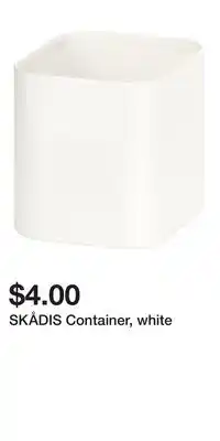 IKEA SKÅDIS Container, white offer