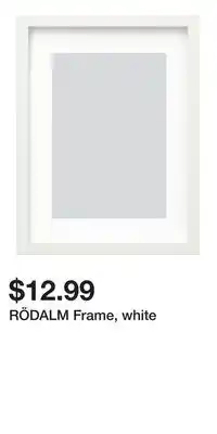 IKEA RÖDALM Frame, white offer