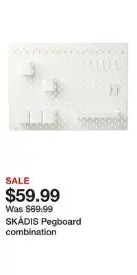 IKEA SKÅDIS Pegboard combination offer