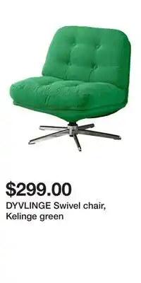 IKEA DYVLINGE Swivel chair, Kelinge green offer
