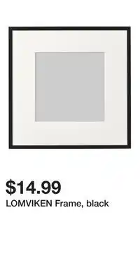 IKEA LOMVIKEN Frame, black offer