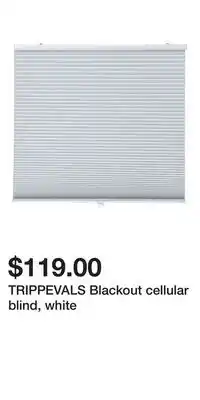 IKEA TRIPPEVALS Blackout cellular blind, white offer