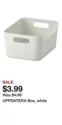 IKEA UPPDATERA Box, white offer