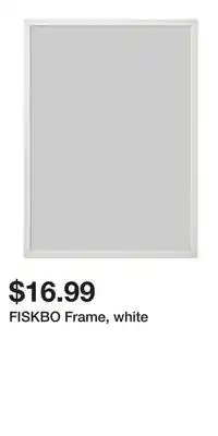 IKEA FISKBO Frame, white offer