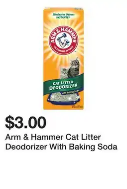Dollarama Arm & Hammer Cat Litter Deodorizer With Baking Soda offer