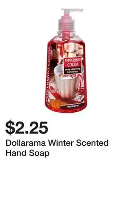 Dollarama Dollarama Winter Scented Hand Soap offer