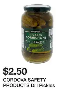 Dollarama CORDOVA SAFETY PRODUCTS Dill Pickles offer