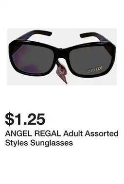 Dollarama ANGEL REGAL Adult Assorted Styles Sunglasses offer
