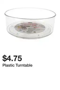 Dollarama Plastic Turntable offer