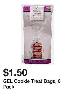 Dollarama GEL Cookie Treat Bags, 8 Pack offer