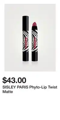 Holt Renfrew SISLEY PARIS Phyto-Lip Twist Matte offer