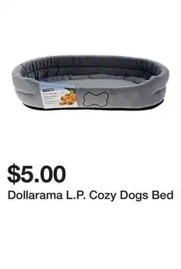 Dollarama Dollarama L.P. Cozy Dogs Bed offer