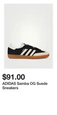 Holt Renfrew ADIDAS Samba OG Suede Sneakers offer