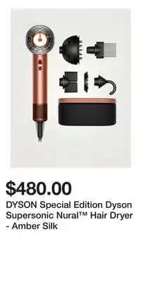 Holt Renfrew DYSON Special Edition Dyson Supersonic Nural Hair Dryer - Amber Silk offer