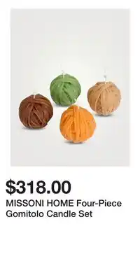 Holt Renfrew MISSONI HOME Four-Piece Gomitolo Candle Set offer