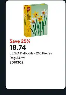 Staples LEGO Daffodils - 216 Pieces offer