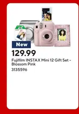 Staples Fujifilm INSTAX Mini 12 Gift Set - Blossom Pink offer
