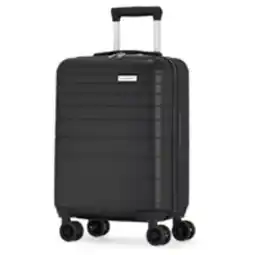 Staples Bondstreet Panoramic 21.5 ABS/PC Hardside Carry-on Luggage - Desert Grey offer