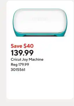 Staples Cricut Joy Machine offer