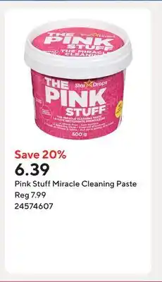 Staples Pink Stuff Miracle Cleaning Paste offer