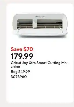 Staples Cricut Joy Xtra Smart Cutting Machine offer
