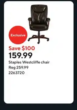 Staples Staples Westcliffe chair offer