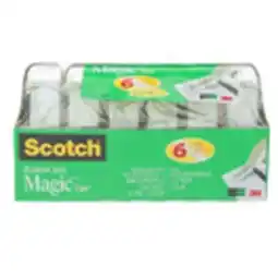Staples Scotch Magic Tape - 19mm x 21.5m, 6 pk offer