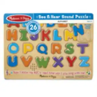 Staples Melissa & Doug Alphabet Sound Puzzle - 26 Pieces offer