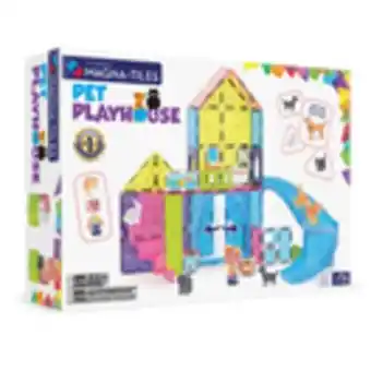 Staples Magna-Tiles Pet Playhouse 50-Piece Magnetic Construction Set offer