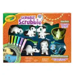 Staples Crayola Scribble Scrubbie Pets Dinosaur Glow Combo Pack offer