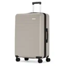 Staples Bondstreet Panoramic 30.5 ABS/PC Hardside Check-in Luggage - Desert Grey offer