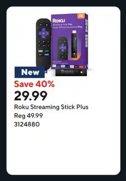 Staples Roku Streaming Stick Plus offer