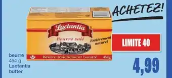 Wholesale Club Beurre offer