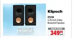 2001 Audio Video R50M Klipsch 5.25 Inch 2-Way Bookshelf Speaker offer