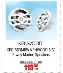 2001 Audio Video KENWOOD 6.5 2-way Marine Speakers offer